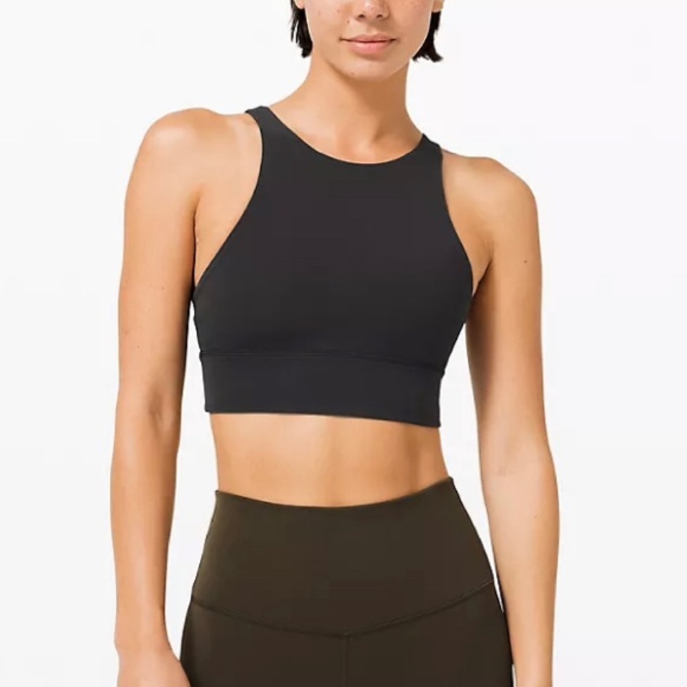 Energy bra high neck long line